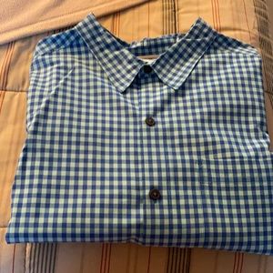 Columbia Short Sleeve Button Down Check Shirt